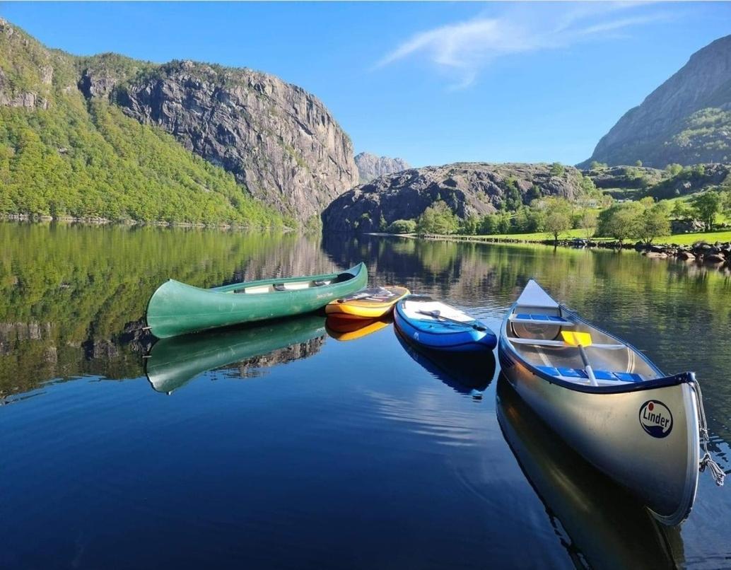 Hytte Ved Preikestolen Forsand Buitenkant foto