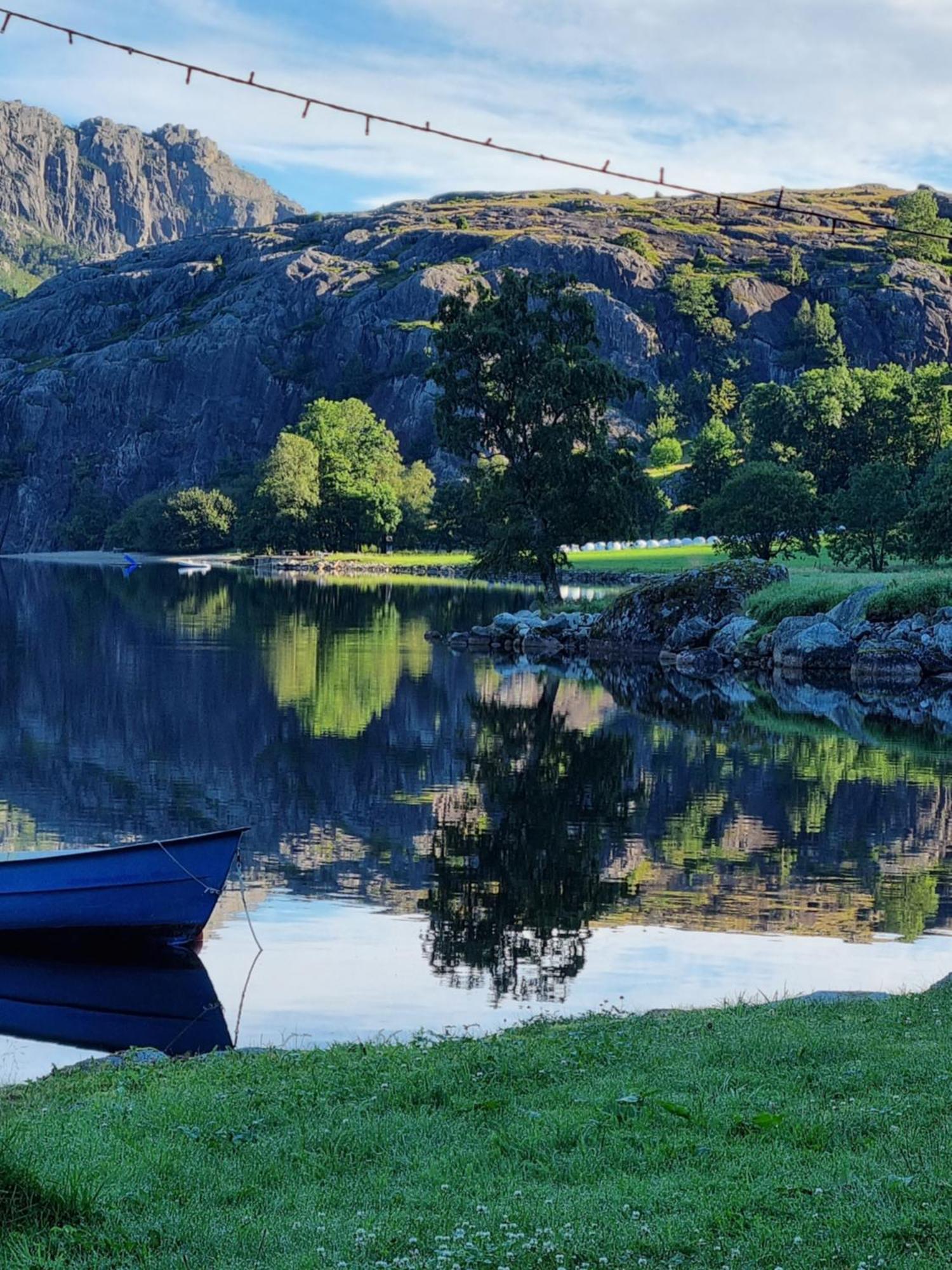 Hytte Ved Preikestolen Forsand Buitenkant foto