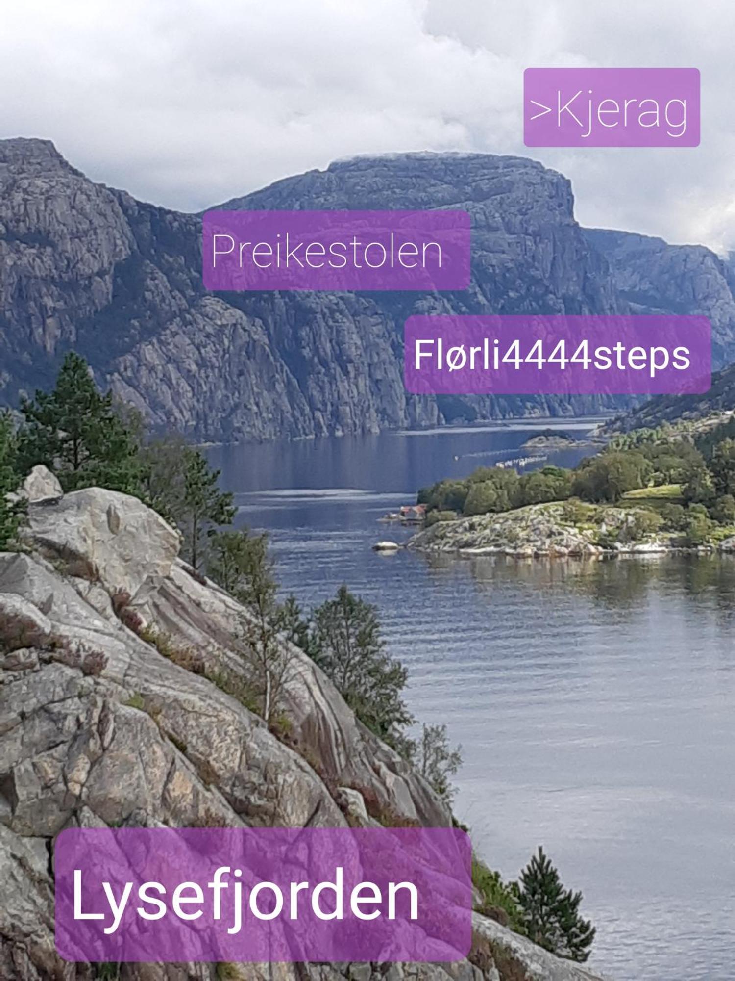 Hytte Ved Preikestolen Forsand Buitenkant foto