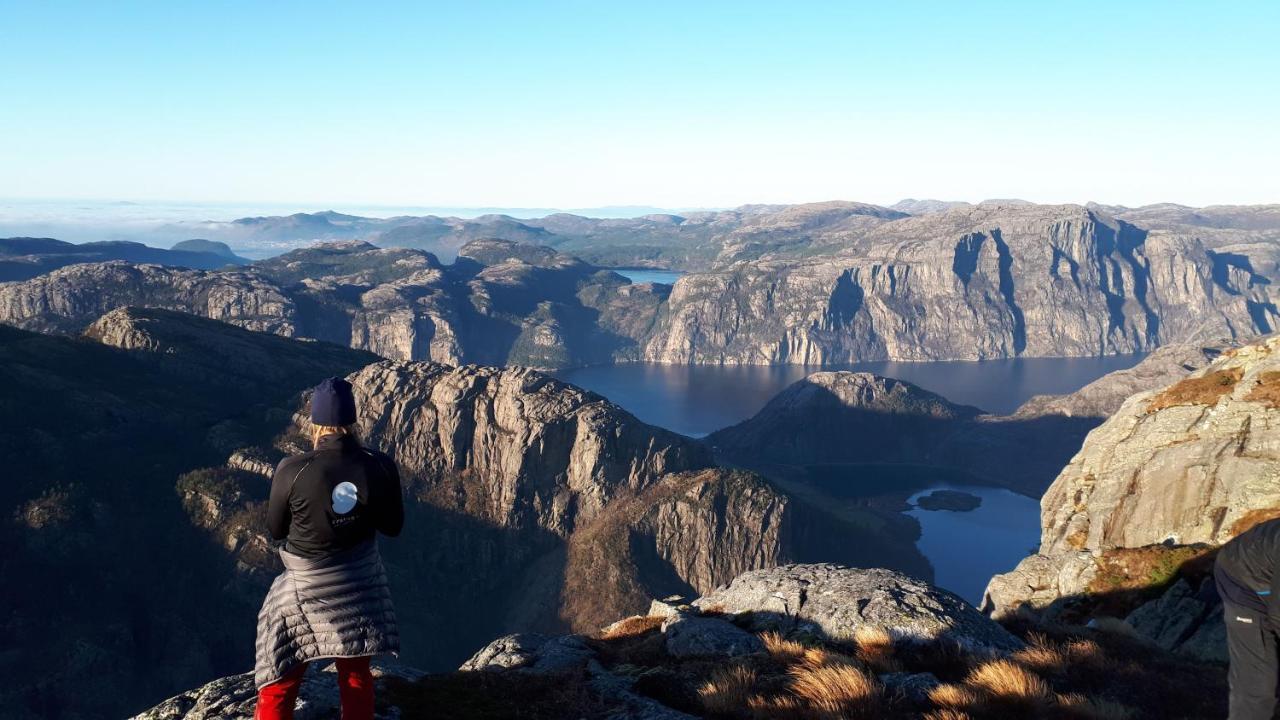 Hytte Ved Preikestolen Forsand Buitenkant foto