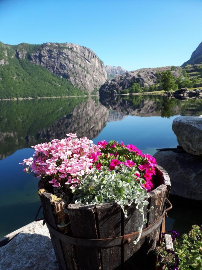Hytte Ved Preikestolen Forsand Buitenkant foto